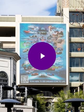 honda automotive digital wall los angeles out of home advertising