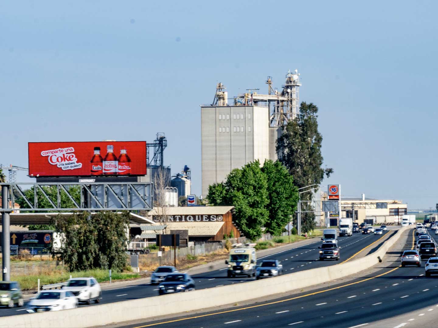 out of home billboard advertising fresno california coca cola