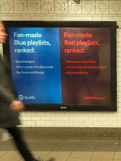 spotify wrapped transit out of home advertising