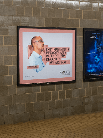 out of home transit advertising emroy university