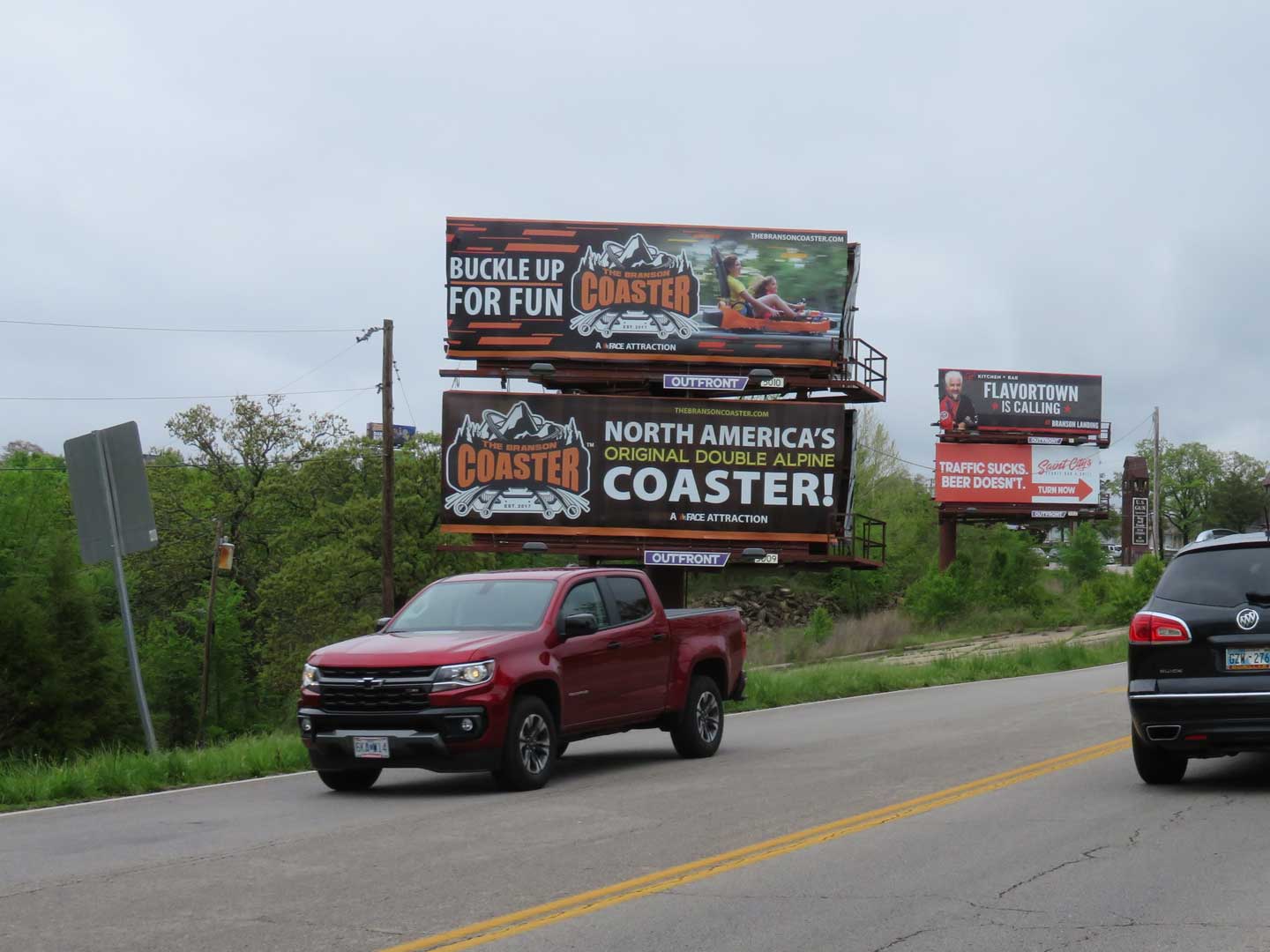 out of home advertising branson