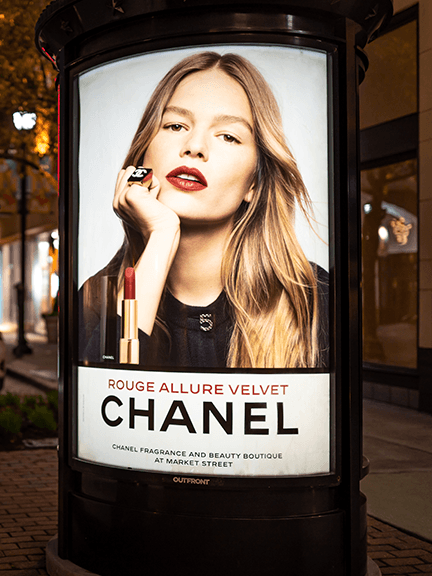 out of home advertising layout design