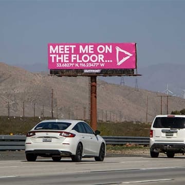 out of home billboard advertising ed sheerhan coachella