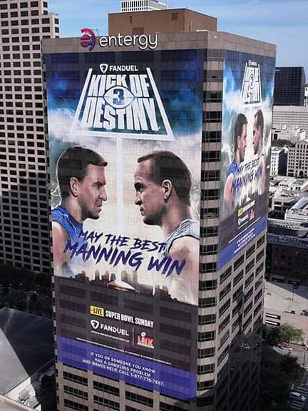 out of home billboard wallscape advertising new orleans