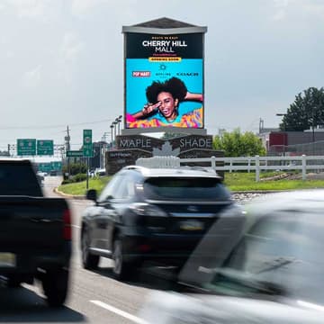 cherry hill mall digital billboard out of home advertising