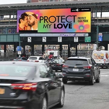 out of home billboard advertising pride month