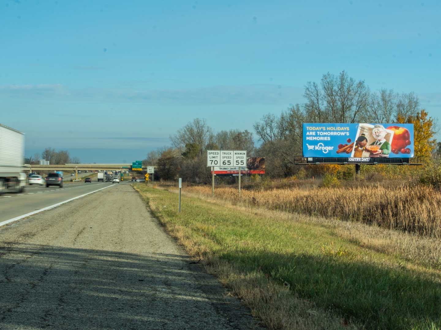 out of home advertising highway billboard kroger lansing