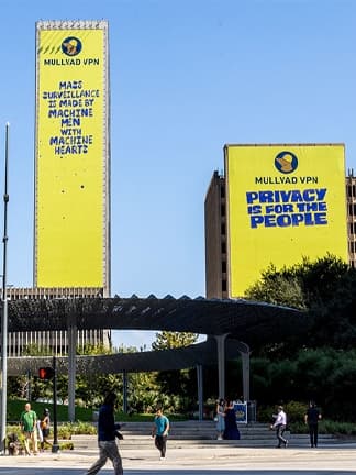 out of home wallscape advertising big tech