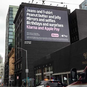 klarna wallscape in san francisco 2026 advertising trends report out of home advertising