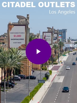 out of home digital billboard advertising citadel outlets los angeles