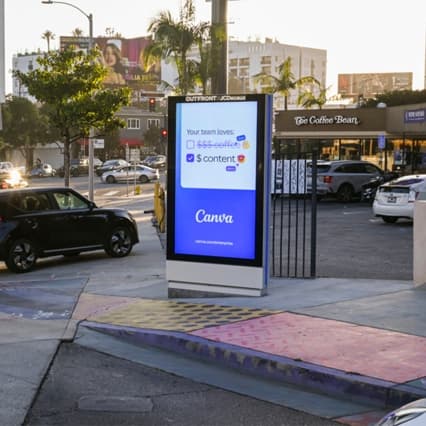 out of home advertising los angeles west hollywood dooh