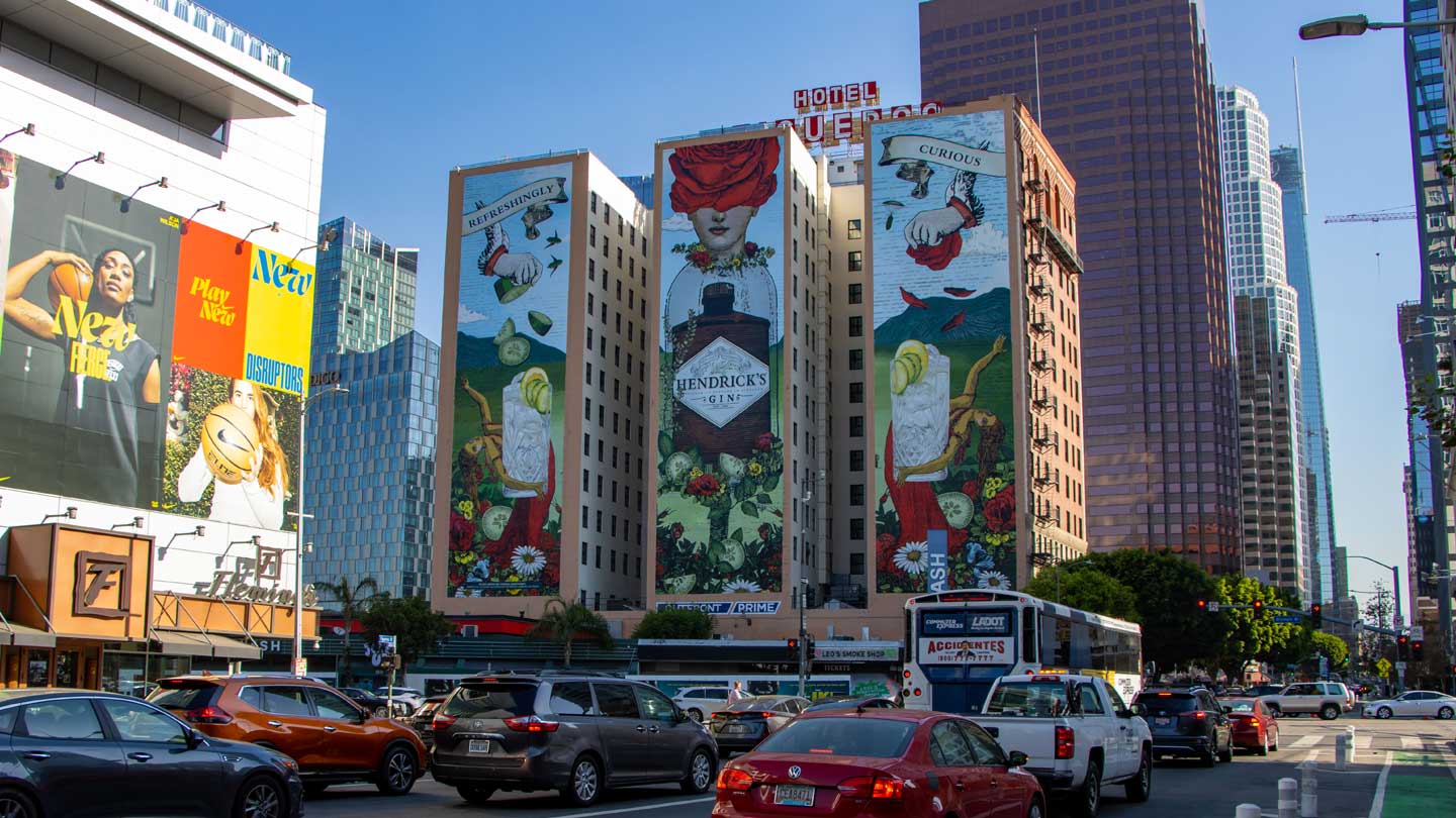 out of home billboard wall advertising