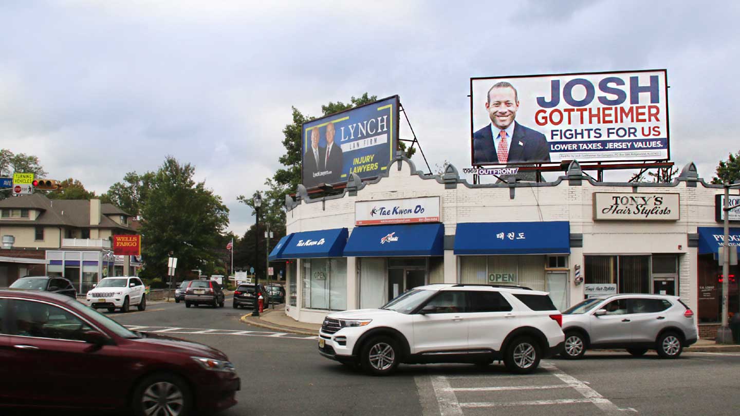 out of home billboard advertising josh gottheimer