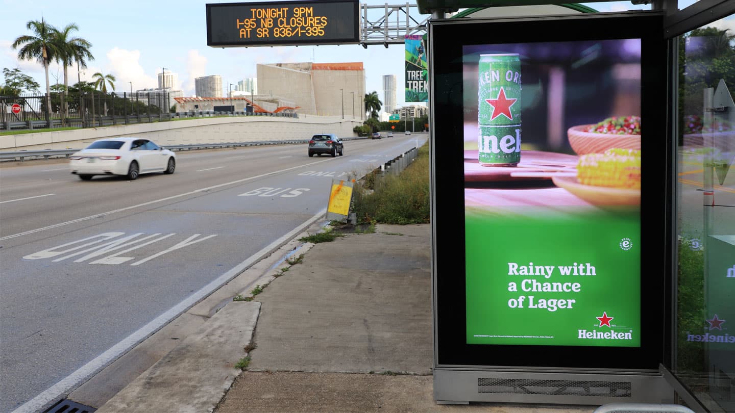 Heineken programmatic DOOH — OUTFRONT