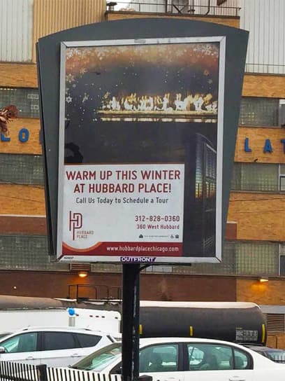 out of home advertising hubbard poster