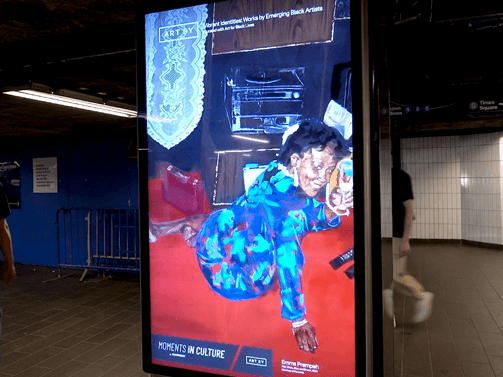 out of home digital transit advertising new york city