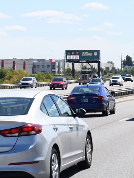 casino and gambling sportsbook highway digital billboard out of home advertising in south bend