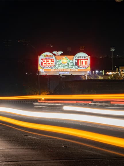 lottery highway billboard out of home advertising in columbus georgia