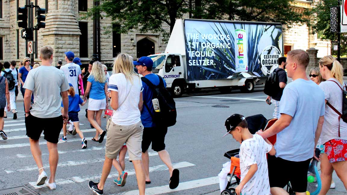 freshie poster chicago out of home advertising