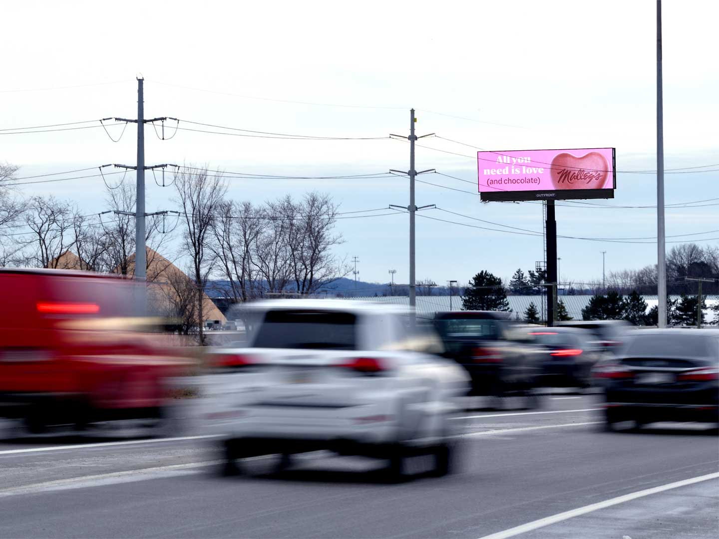 malley's chocolate out of home billboard advertising in cleveland ohio