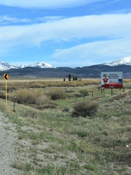 billboard out of home advertising in the rocky mountains