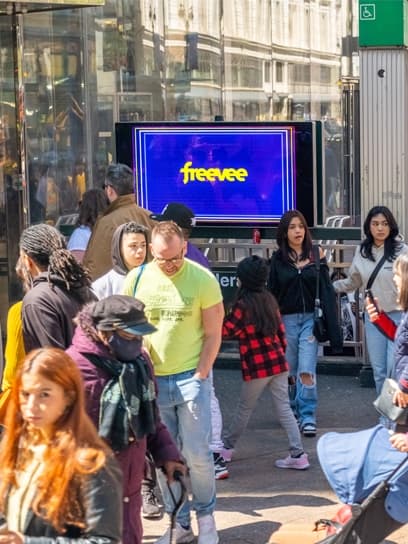 out of home digital street furniture advertising