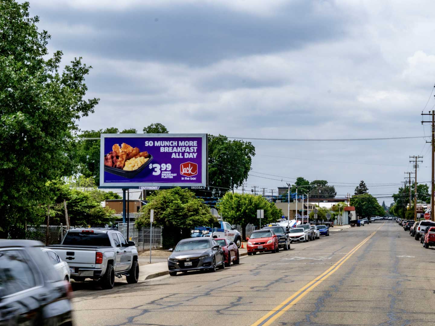 out of home billboard advertising fresno california jack in the box