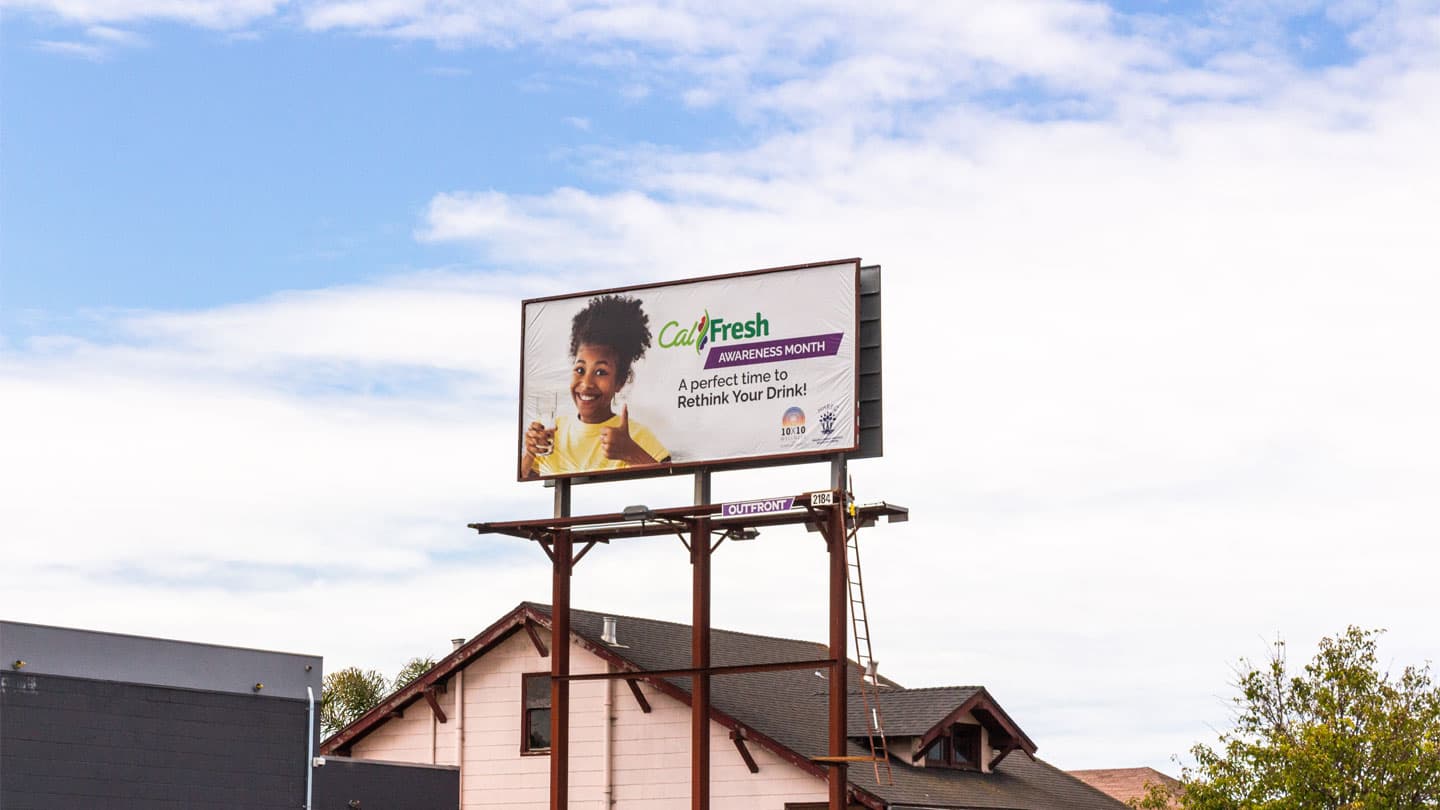 calfresh poster out of home advertising in san francisco