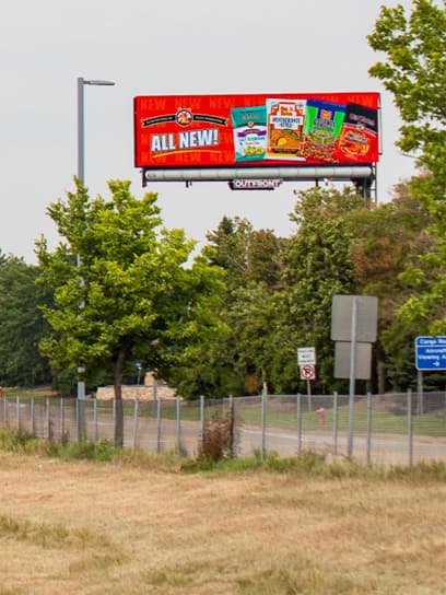 out of home advertising old dutch foods billboard
