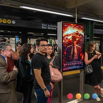 out of home advertising oppenheimer oscars