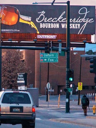 out of home advertising billboard breckenridge