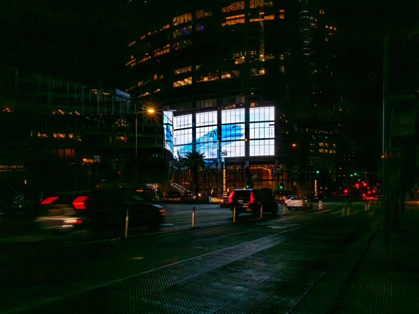 out of home advertising los angeles korean air line