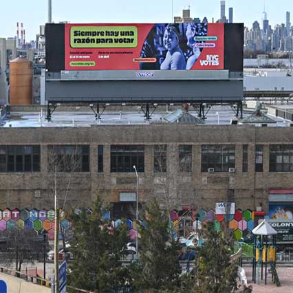 out of home billboard advertising 2024 election year