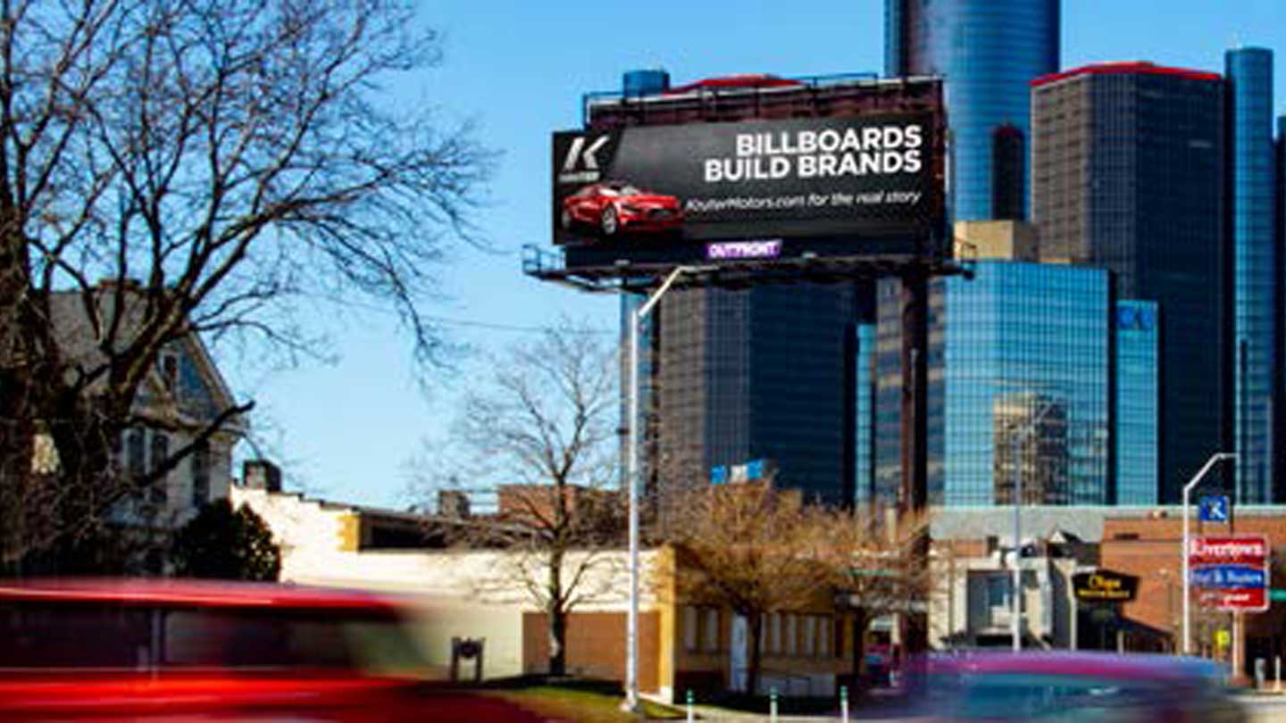 kruter motors detroit out of home advertising