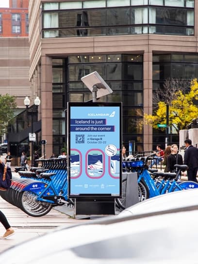 out of home advertising bike share advertising