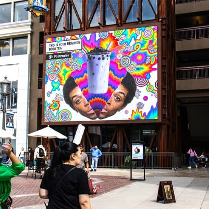 out of home digital place-based advertising