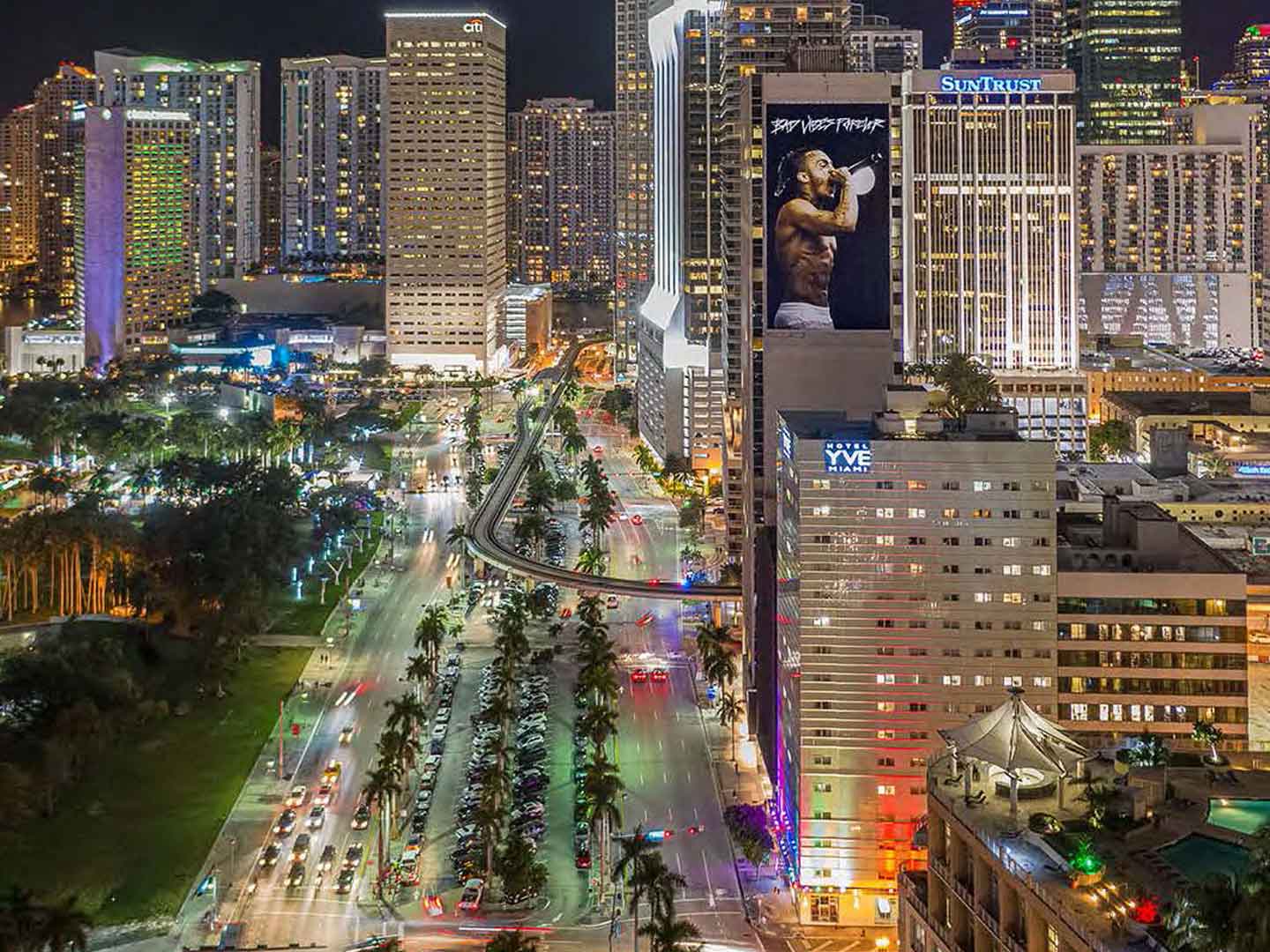 out of home billboard wall advertising miami