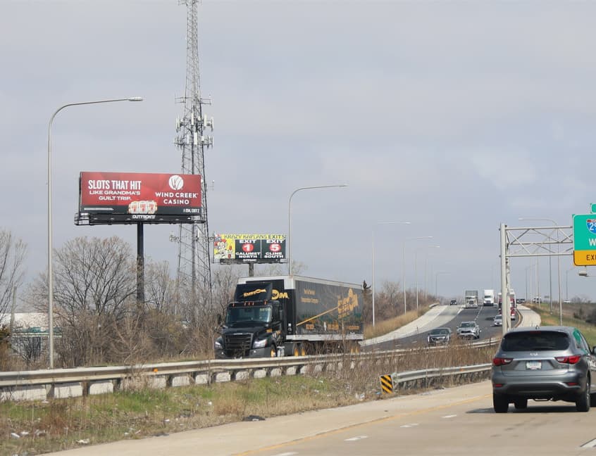 wind creek casino bulletin billboard in chicago out of home advertising