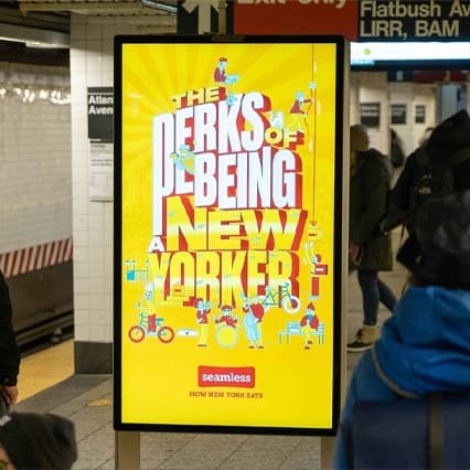 out of home liveboard advertising seamless